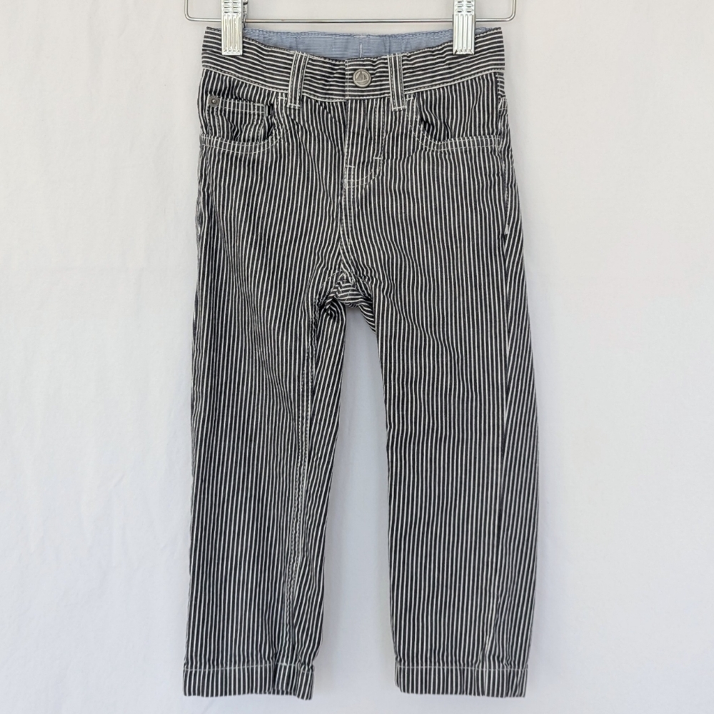 Petit Bateau |  Railroad Stripe Trousers | 3 or 95cm